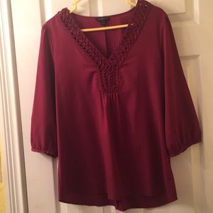 Banana republic 3/4 sleeve top